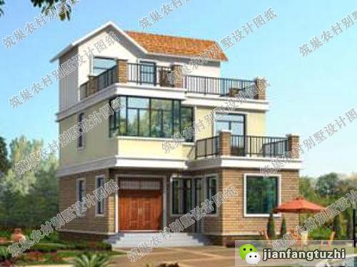 7款開間9米農(nóng)村自建房設計圖紙，三層四層都有，你喜歡哪款呢？