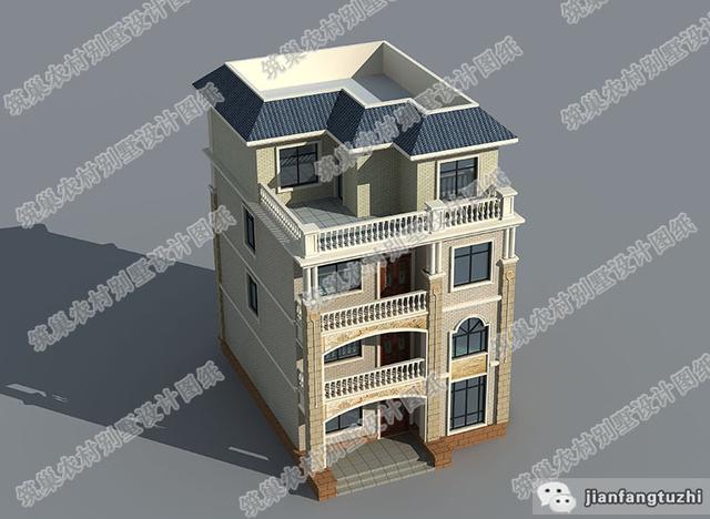 7款開間9米農(nóng)村自建房設計圖紙，三層四層都有，你喜歡哪款呢？