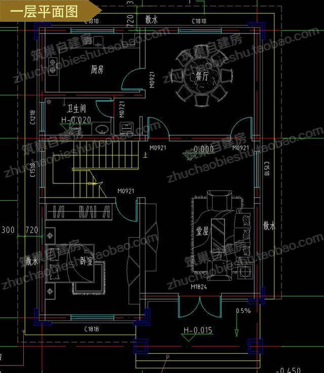 7款開間9米農(nóng)村自建房設計圖紙，三層四層都有，你喜歡哪款呢？