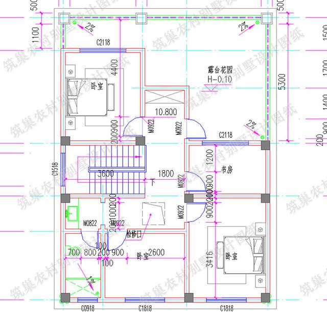 7款開間9米農(nóng)村自建房設計圖紙，三層四層都有，你喜歡哪款呢？