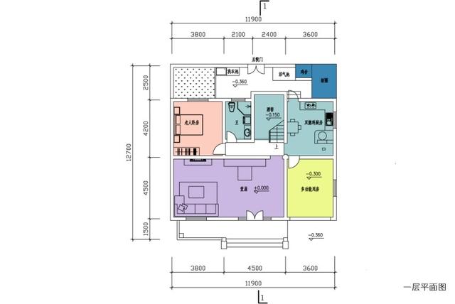 3套戶型方正農(nóng)村自建別墅設計圖，采光通風好、利用率高