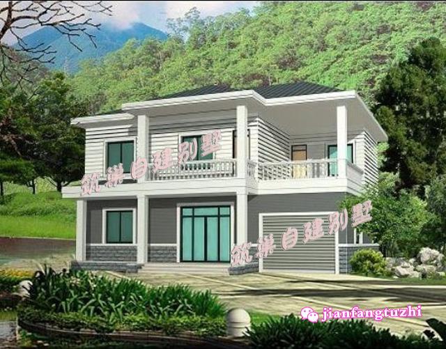 3套戶型方正農(nóng)村自建別墅設計圖，采光通風好、利用率高