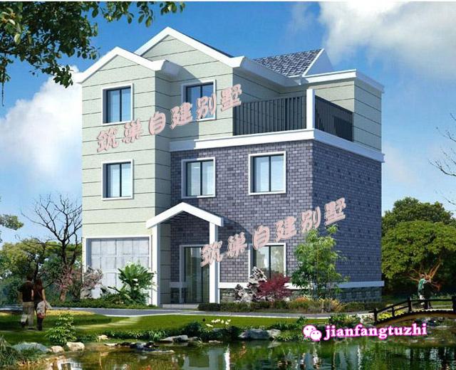 3套戶型方正農(nóng)村自建別墅設計圖，采光通風好、利用率高