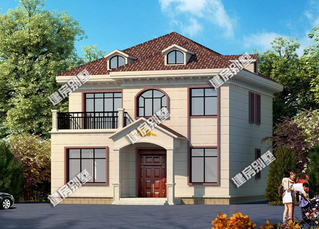 二層自建房設計圖，9.6x13.6米，帶豪華臥室，住的肯定舒服