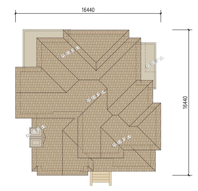 二層美式別墅設(shè)計(jì)圖，外觀(guān)層次豐富，布局大氣舒適，具有經(jīng)典美式田園風(fēng)格