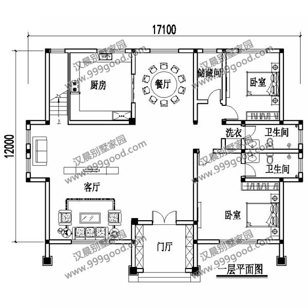3套2層農村簡歐式別墅設計圖，實用經濟，有一種獨特的韻味