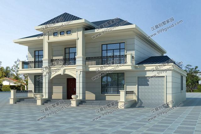 3套2層農村簡歐式別墅設計圖，實用經濟，有一種獨特的韻味