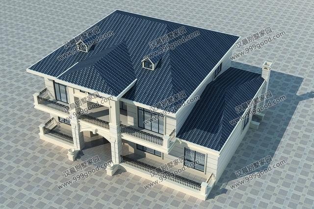 3套2層農村簡歐式別墅設計圖，實用經濟，有一種獨特的韻味