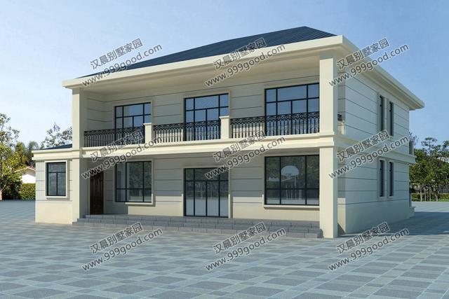 3套2層農村簡歐式別墅設計圖，實用經濟，有一種獨特的韻味