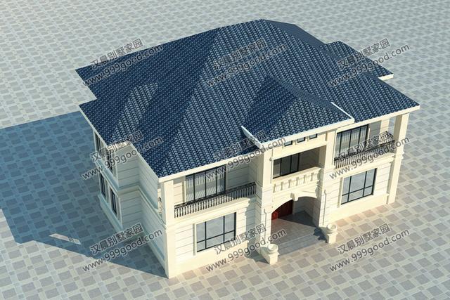 3套2層農村簡歐式別墅設計圖，實用經濟，有一種獨特的韻味