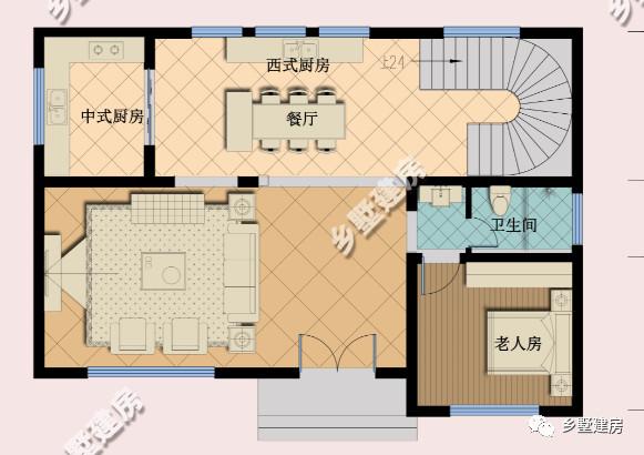 今年新款兩層自建別墅設(shè)計(jì)圖，外觀和室內(nèi)布局都比較適合建在農(nóng)村