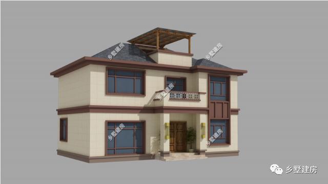 今年新款兩層自建別墅設(shè)計(jì)圖，外觀和室內(nèi)布局都比較適合建在農(nóng)村