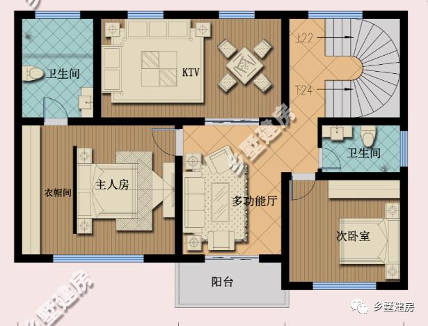 今年新款兩層自建別墅設(shè)計(jì)圖，外觀和室內(nèi)布局都比較適合建在農(nóng)村