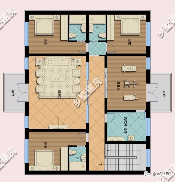 今年新款兩層自建別墅設(shè)計(jì)圖，外觀和室內(nèi)布局都比較適合建在農(nóng)村