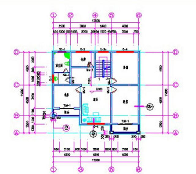 6款30萬左右農(nóng)村別墅全套cad設(shè)計施工圖，看看哪一款最適合您家！