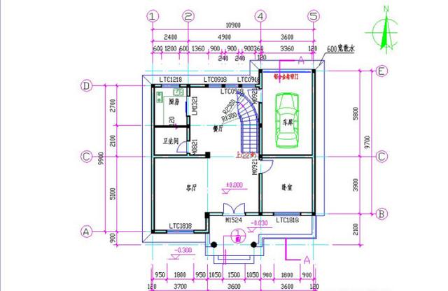 6款30萬左右農(nóng)村別墅全套cad設(shè)計施工圖，看看哪一款最適合您家！