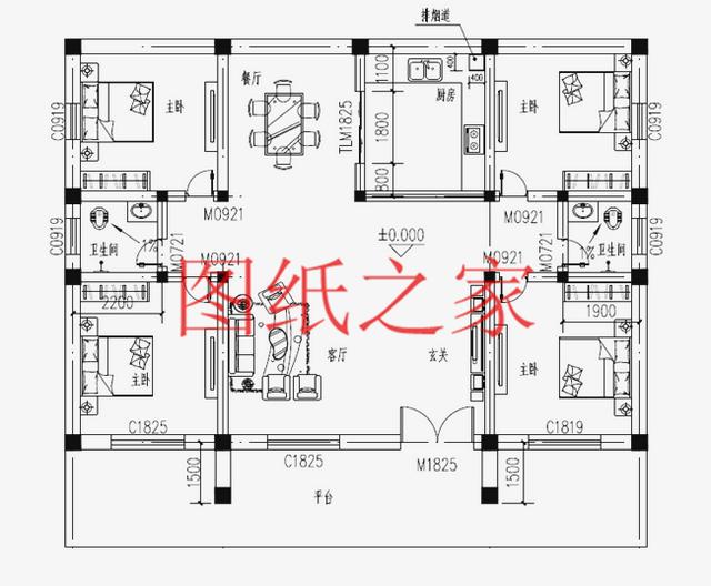 農(nóng)村一層別墅設(shè)計圖，經(jīng)濟又實用，溫馨舒適，比樓房更漂亮