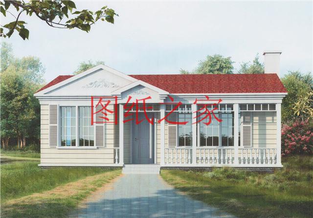 農(nóng)村一層別墅設(shè)計圖，經(jīng)濟又實用，溫馨舒適，比樓房更漂亮