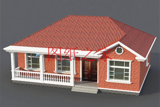 農(nóng)村一層別墅設(shè)計圖，經(jīng)濟又實用，溫馨舒適，比樓房更漂亮