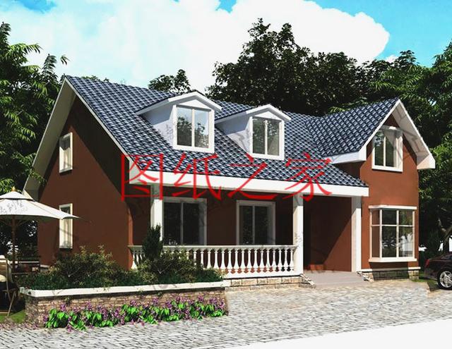 農(nóng)村一層別墅設(shè)計圖，經(jīng)濟又實用，溫馨舒適，比樓房更漂亮