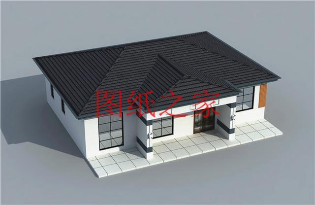 農(nóng)村一層別墅設(shè)計圖，經(jīng)濟又實用，溫馨舒適，比樓房更漂亮