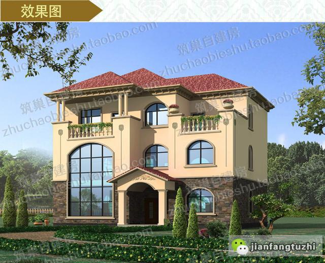 5款三層農(nóng)村別墅設(shè)計(jì)圖，適合自家的住房需求就是最好的圖紙