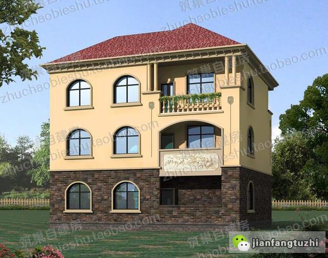 5款三層農(nóng)村別墅設(shè)計(jì)圖，適合自家的住房需求就是最好的圖紙