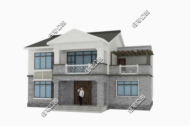 中式農(nóng)村自建房別墅設(shè)計(jì)圖，大堂屋大客廳多臥室設(shè)計(jì)，太實(shí)用了