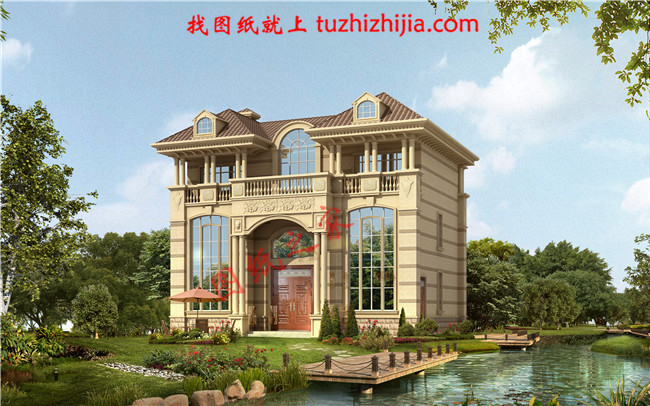 造價(jià)50萬(wàn)左右農(nóng)村三層別墅，高端大氣上檔次，全村最漂亮！