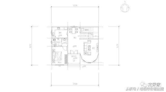 三層別墅設(shè)計圖，多臥室，人丁興旺也不怕，可以滿足你的需求