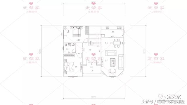 三層別墅設(shè)計圖，多臥室，人丁興旺也不怕，可以滿足你的需求