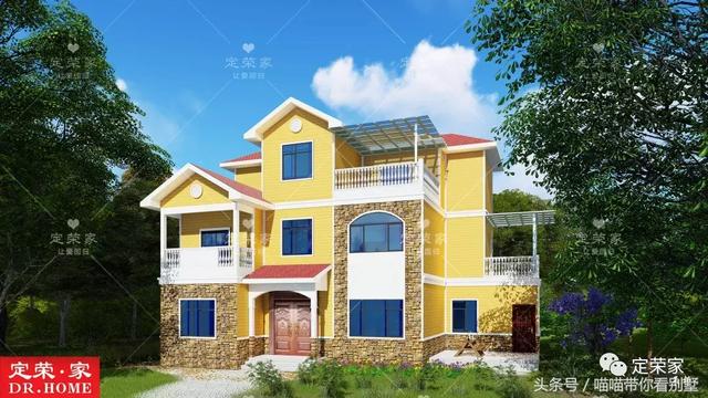 三層別墅設(shè)計圖，多臥室，人丁興旺也不怕，可以滿足你的需求