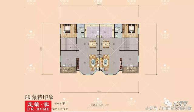 三層別墅設(shè)計圖，多臥室，人丁興旺也不怕，可以滿足你的需求