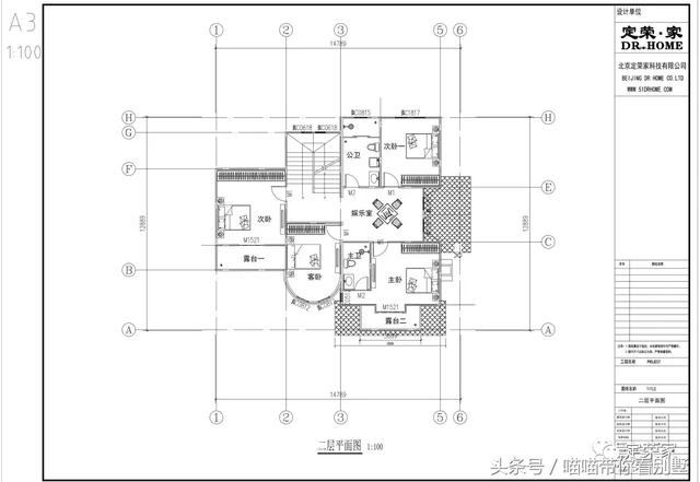 三層別墅設(shè)計圖，多臥室，人丁興旺也不怕，可以滿足你的需求