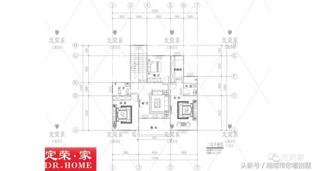 三層別墅設(shè)計圖，多臥室，人丁興旺也不怕，可以滿足你的需求