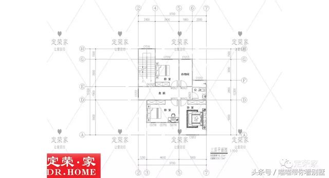 三層別墅設(shè)計圖，多臥室，人丁興旺也不怕，可以滿足你的需求
