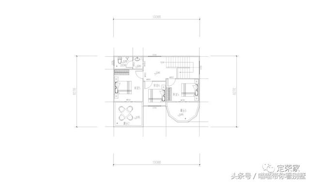 三層別墅設(shè)計圖，多臥室，人丁興旺也不怕，可以滿足你的需求