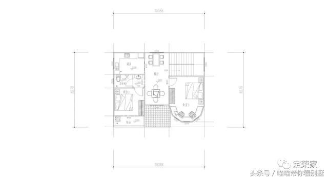 三層別墅設(shè)計圖，多臥室，人丁興旺也不怕，可以滿足你的需求