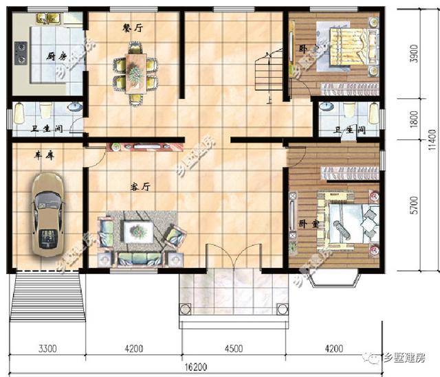 漂亮大方的農(nóng)村自建房設(shè)計(jì)圖，家是我們永遠(yuǎn)的歸宿