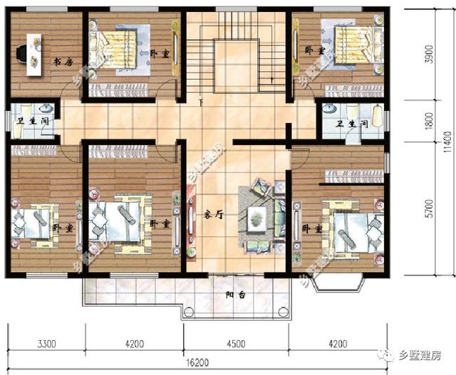 漂亮大方的農(nóng)村自建房設(shè)計(jì)圖，家是我們永遠(yuǎn)的歸宿