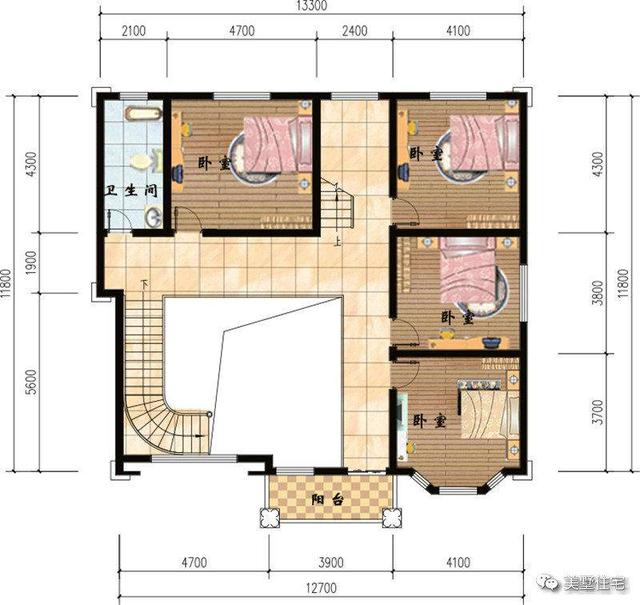精心挑選了3款別墅設(shè)計(jì)圖，都帶堂屋，供大家參考