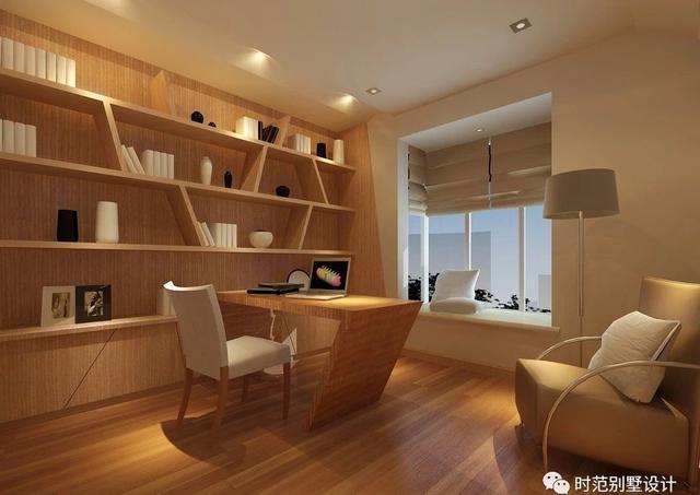 小進(jìn)深三層復(fù)式新中式別墅設(shè)計(jì)圖，戶型方正，四周通透