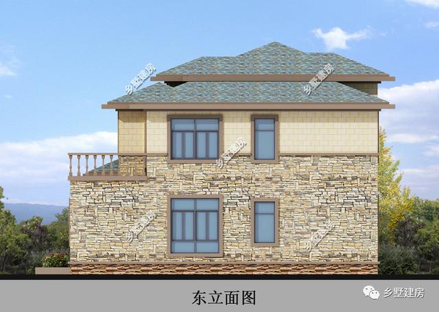 農(nóng)村時尚別墅設(shè)計圖，才30萬，建出來美的沒話說