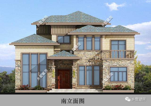 農(nóng)村時尚別墅設(shè)計圖，才30萬，建出來美的沒話說