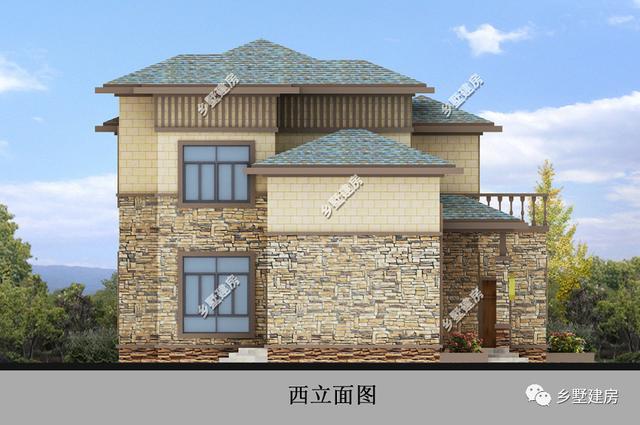 農(nóng)村時尚別墅設(shè)計圖，才30萬，建出來美的沒話說