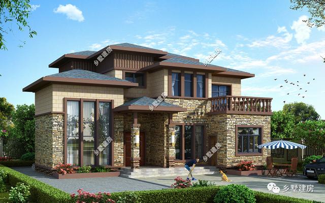 農(nóng)村時尚別墅設(shè)計圖，才30萬，建出來美的沒話說