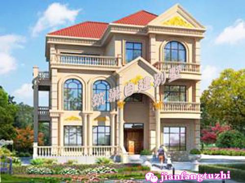 三層復(fù)式別墅設(shè)計(jì)效果圖全套CAD圖紙，戶型豪華精美