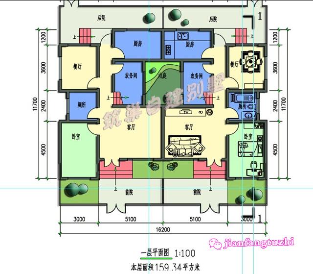 這2款二層小別墅設(shè)計圖，很適合在農(nóng)村自建，帶有院子，深受大家喜愛