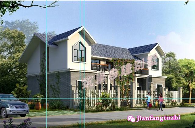 這2款二層小別墅設(shè)計圖，很適合在農(nóng)村自建，帶有院子，深受大家喜愛