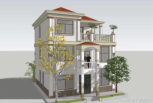 三層簡(jiǎn)歐別墅設(shè)計(jì)圖，打造清新干凈舒適的家